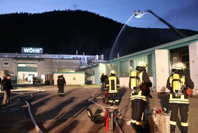 Übung der Freiwilligen Feuerwehr bei der Richard Wöhr GmbH - 3