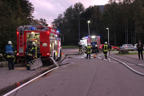 Übung der Freiwilligen Feuerwehr bei der Richard Wöhr GmbH - 2